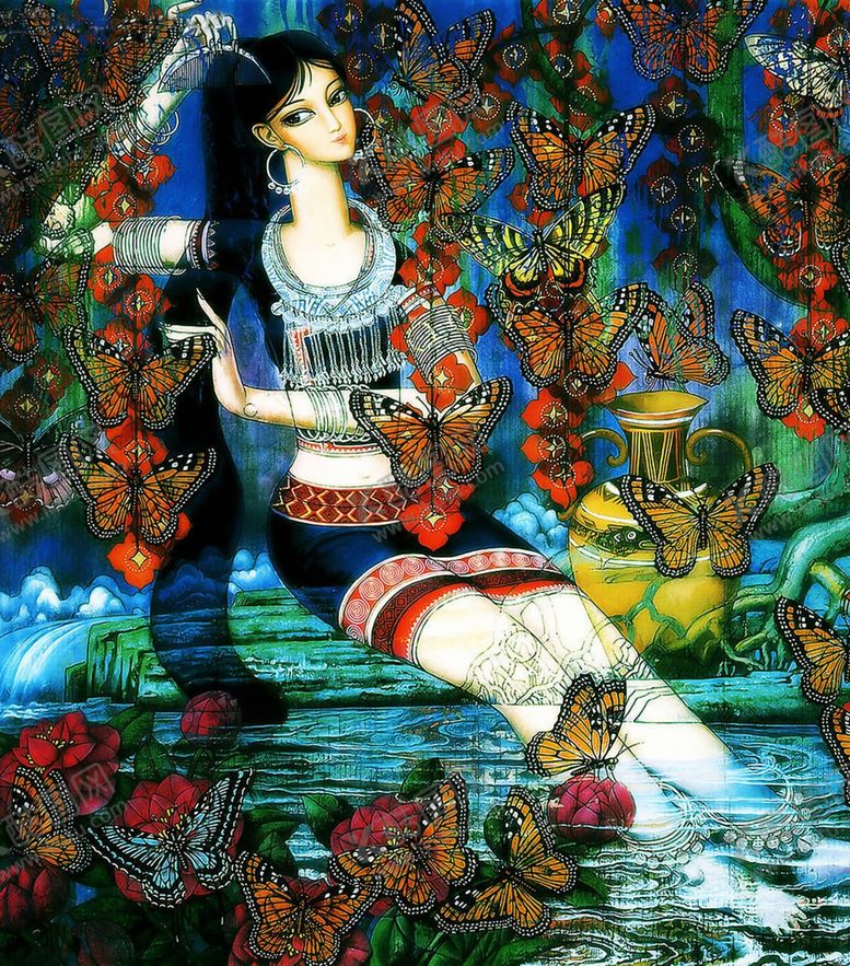 编号：36109410310439201787【酷图网】源文件下载-手绘油画装饰画