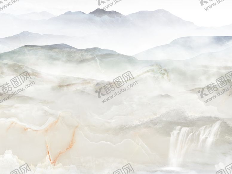 编号：41669910080511517989【酷图网】源文件下载-云净天空大理石背景墙