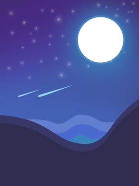 深蓝色夜空背景