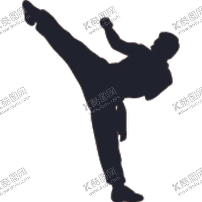 编号：91438009260414311318【酷图网】源文件下载-武术格斗剪影