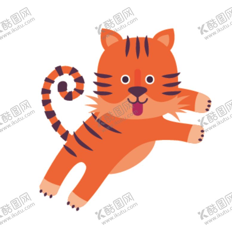 编号：26971109201253011913【酷图网】源文件下载-创意老虎插画图案