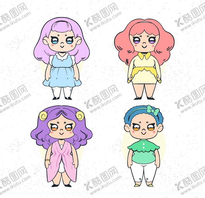 编号：59446607091922586652【酷图网】源文件下载-卡哇伊卡通形象