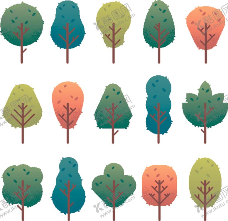编号：22891010032131017698【酷图网】源文件下载-树木素材