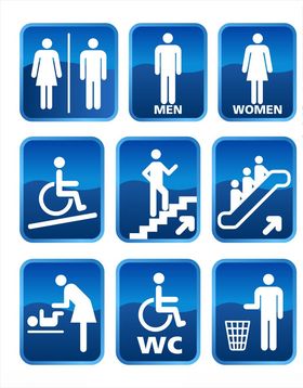 卫生间标识