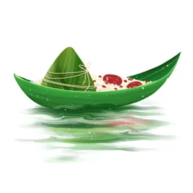 端午节素材手绘粽子展板主题