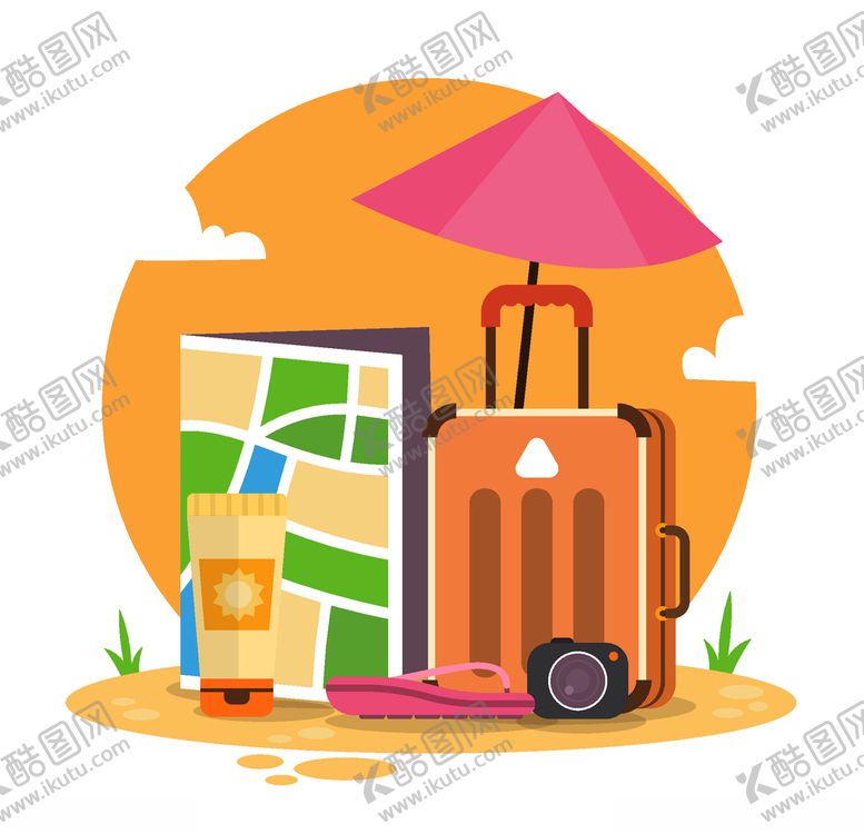 编号：93324509291503052892【酷图网】源文件下载-旅行元素