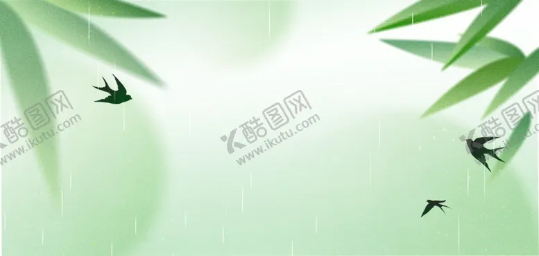 编号：32957503311750344968【酷图网】源文件下载-春季惊蛰谷雨浅绿色春天背景
