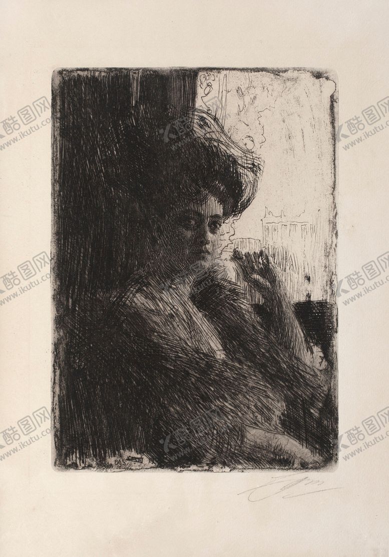 编号：48285709291929004249【酷图网】源文件下载-人物形象素描绘画