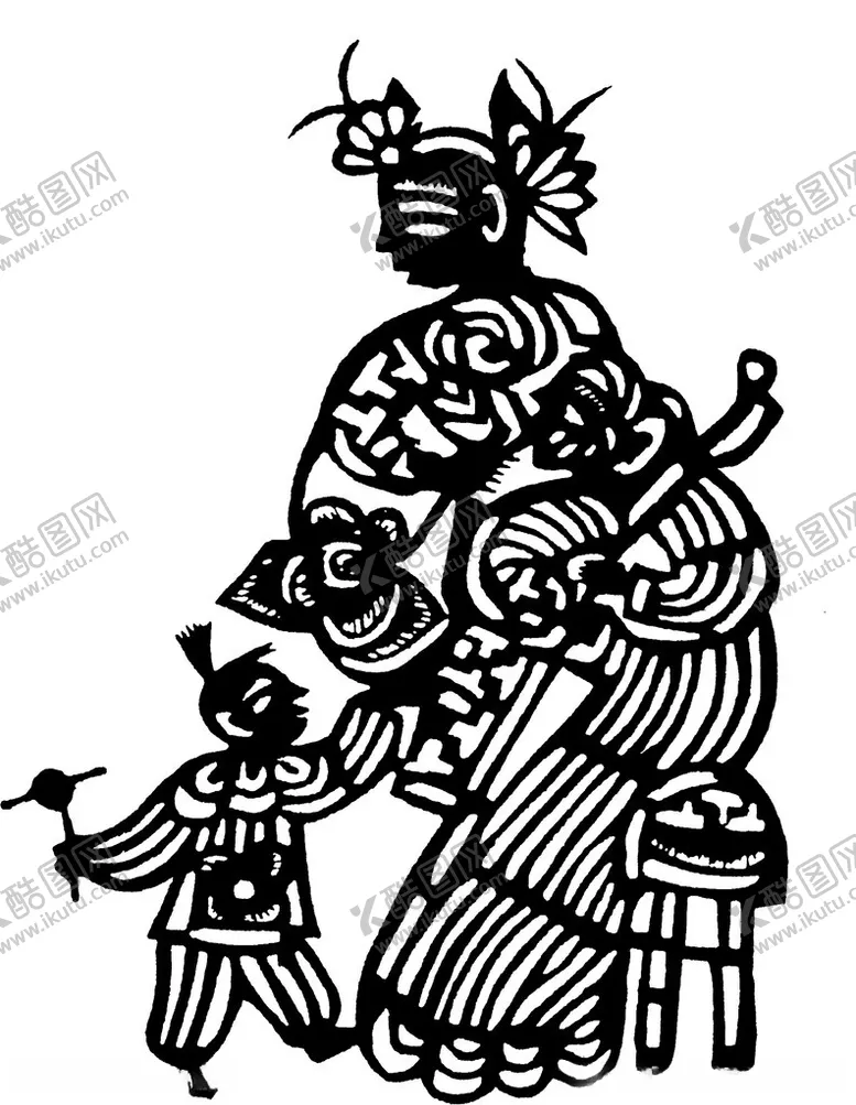 编号：44050212150742404118【酷图网】源文件下载-剪纸民俗
