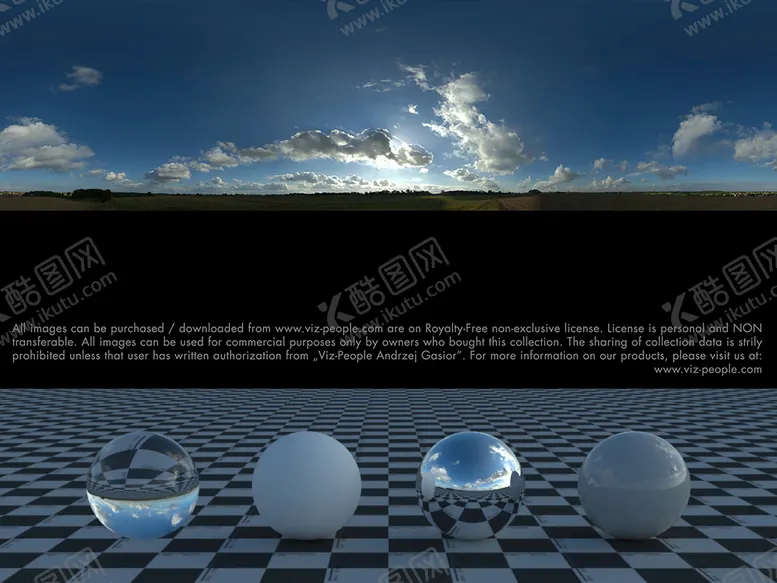 编号：71130702022335136601【酷图网】源文件下载-C4D天空贴图HDR贴图