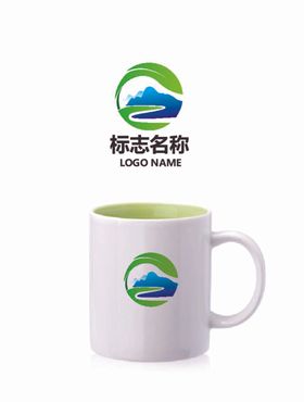 农业山水logo设计