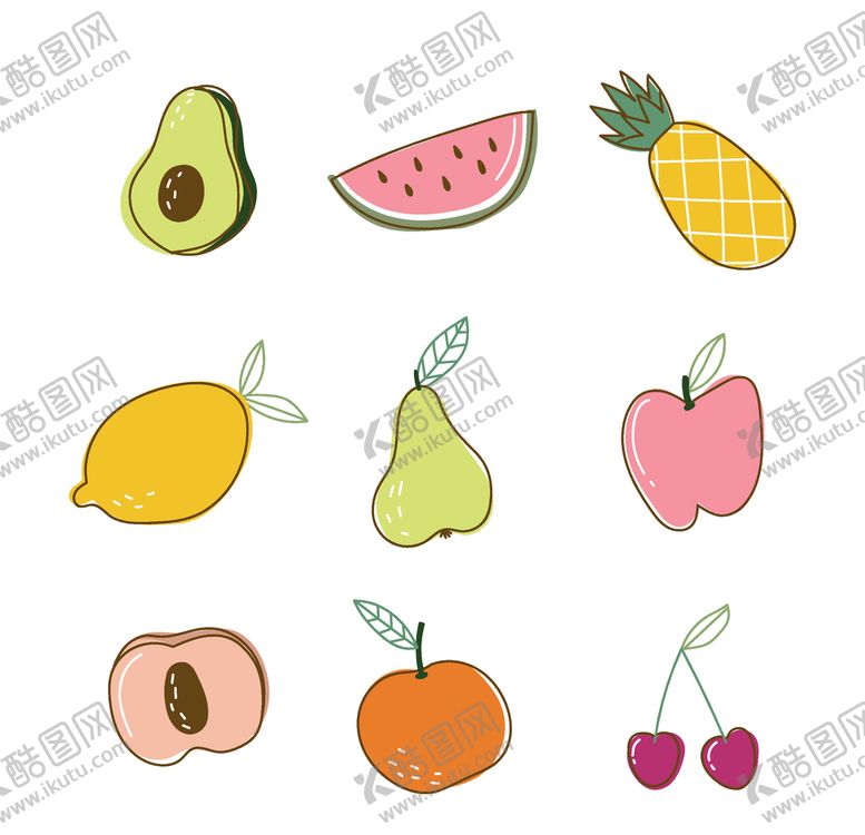 编号：66048209201247473913【酷图网】源文件下载-矢量果蔬素材