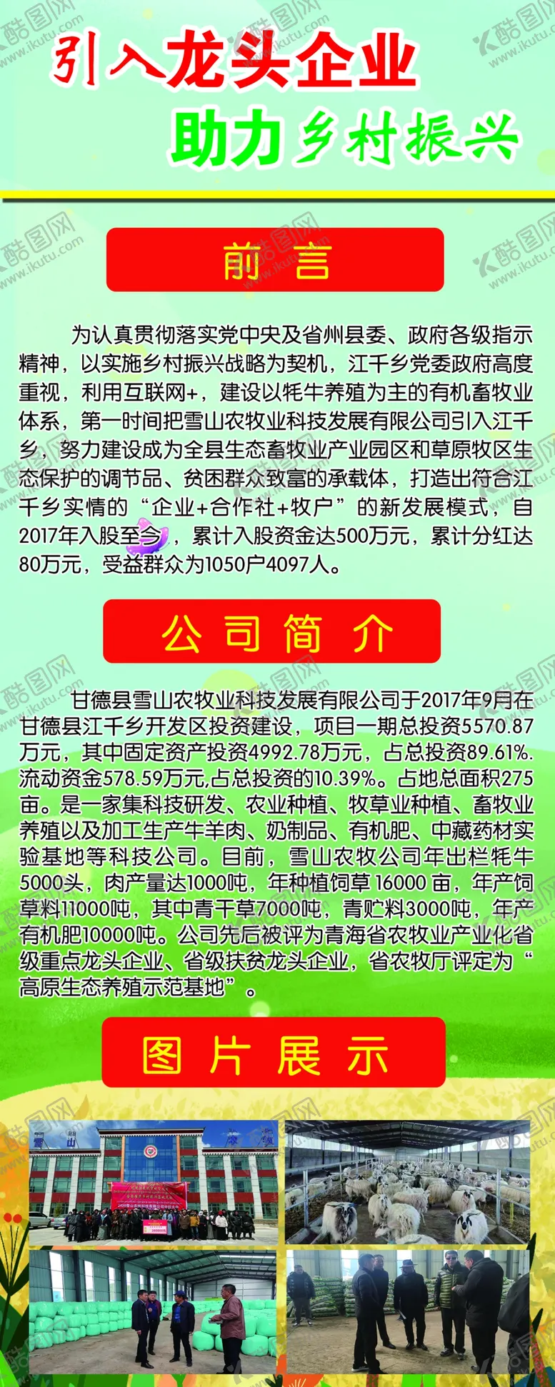 编号：14795309250432100718【酷图网】源文件下载-引入龙佟企业  助力乡村振兴