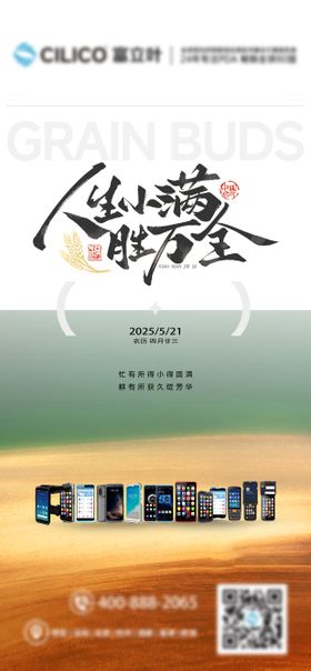 小满节气海报