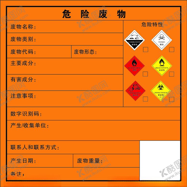 编号：43574312061603296278【酷图网】源文件下载-危险废物