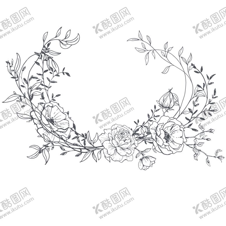 编号：88413909241224241265【酷图网】源文件下载-手绘植物