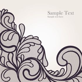 蕾丝花边花纹图案