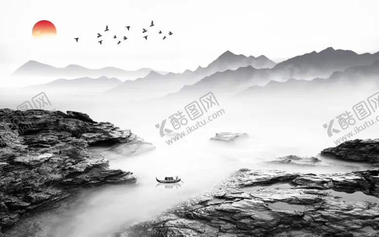 编号：23997904170010179682【酷图网】源文件下载-山水画