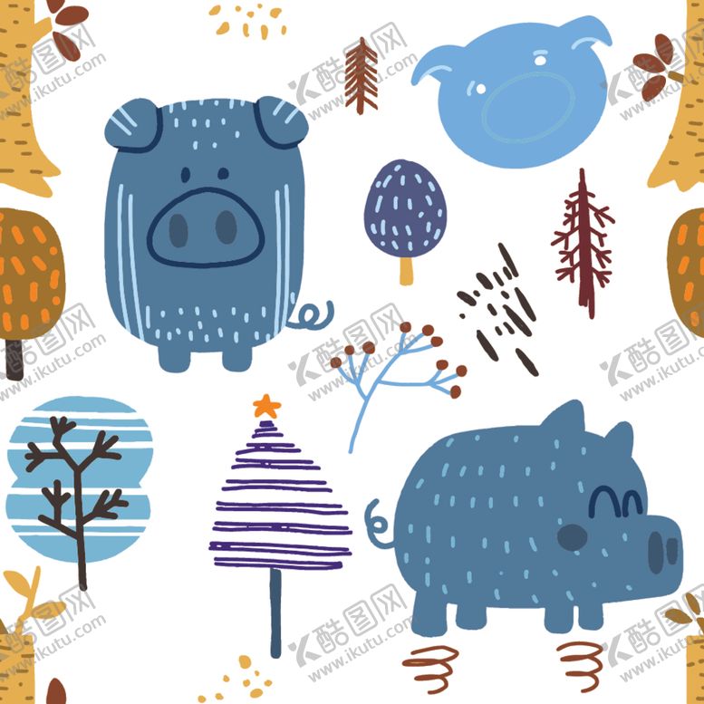 编号：91851309212324303983【酷图网】源文件下载-无缝印花