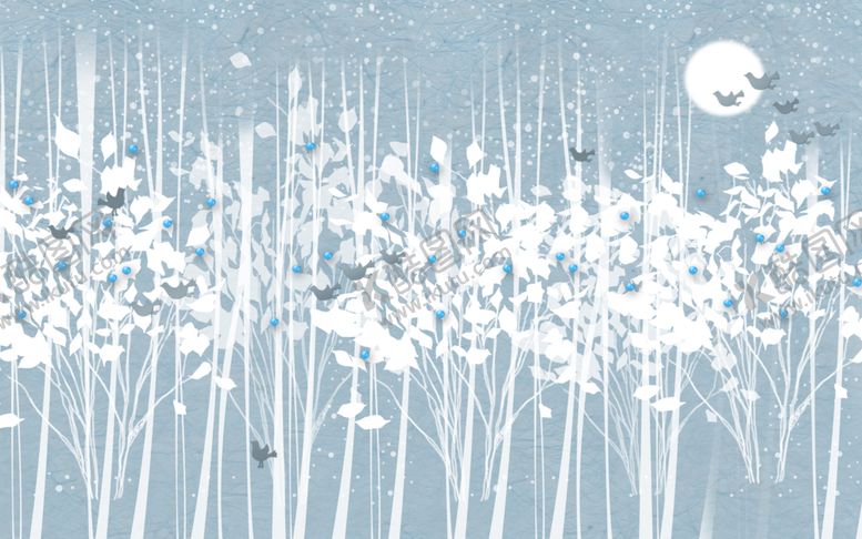 编号：41030409180150432506【酷图网】源文件下载-线条树鸟