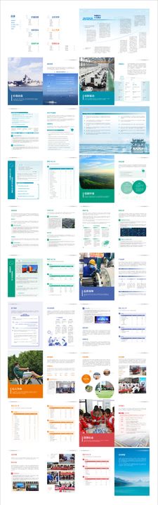 船舶航海运输企业年度报告画册