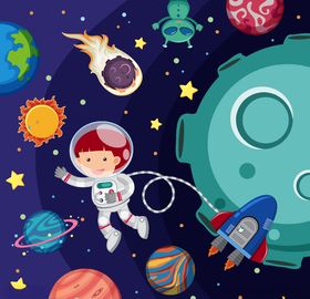 太空插画