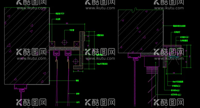 编号：39065611070534492620【酷图网】源文件下载-窗帘盒大样