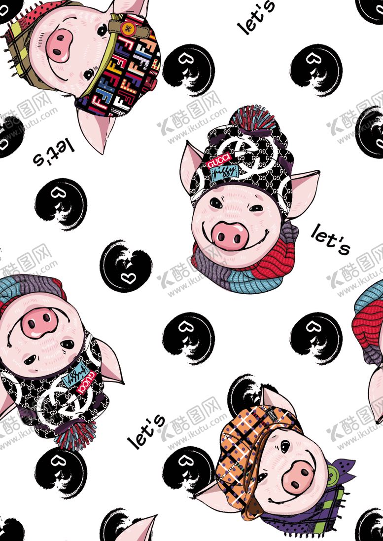 编号：38555109111404536661【酷图网】源文件下载-链条豹纹设计大牌图案