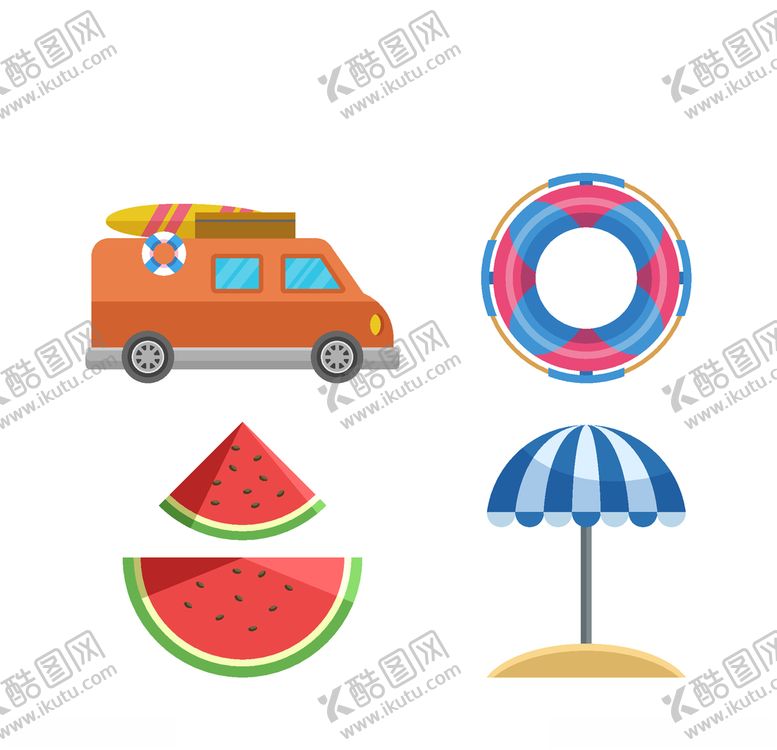 编号：75263509221523222780【酷图网】源文件下载-夏日元素