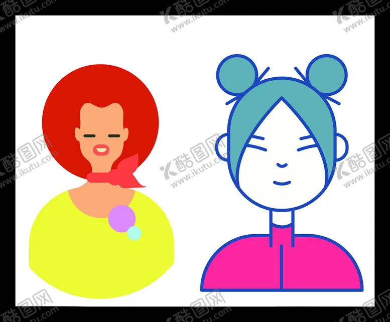 编号：81549912151728511340【酷图网】源文件下载-手绘女孩女人