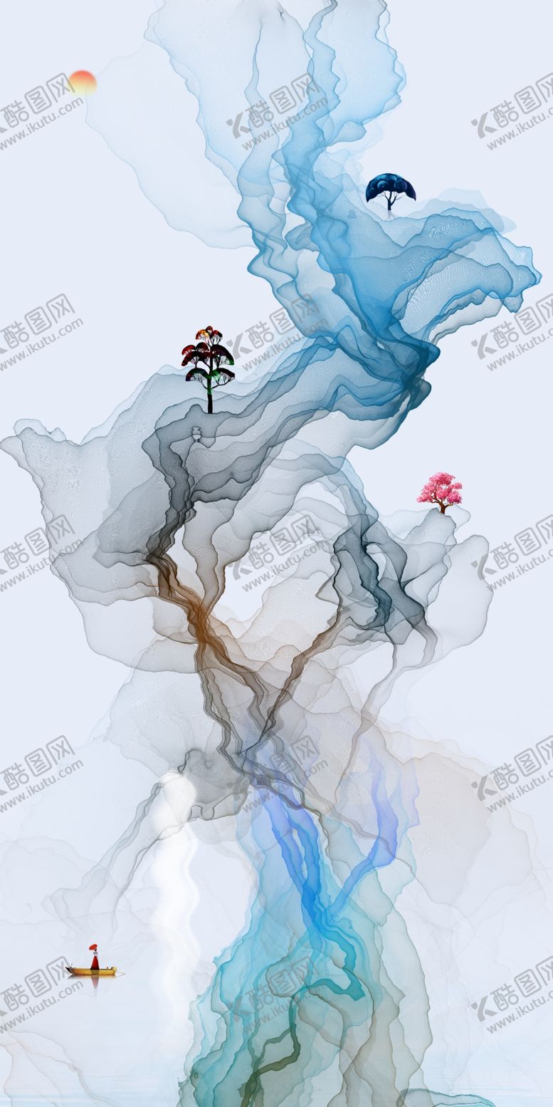 编号：46040904261620159304【酷图网】源文件下载-山水画