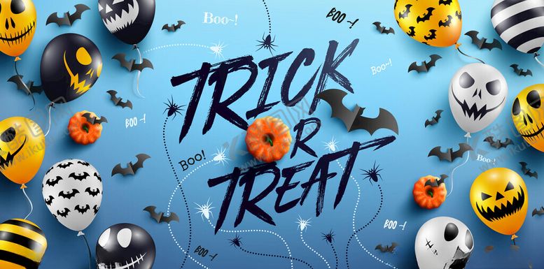 编号：95663804031648531976【酷图网】源文件下载-万圣节装饰糖果大集合