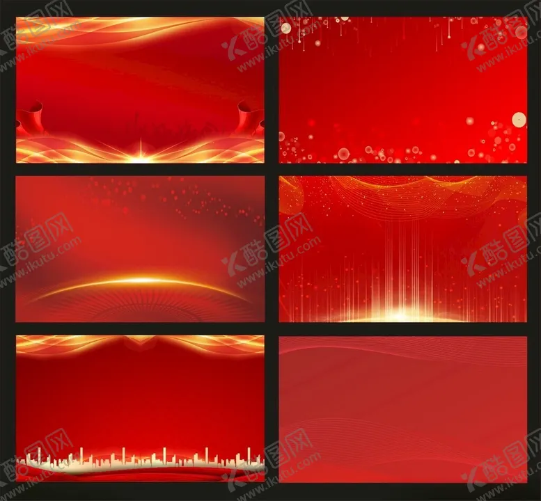 编号：43867304280018009970【酷图网】源文件下载-红色展板
