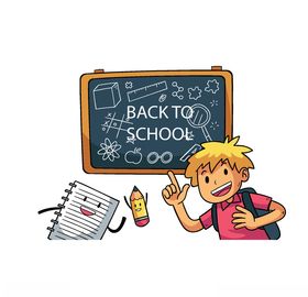 开学黑板海报