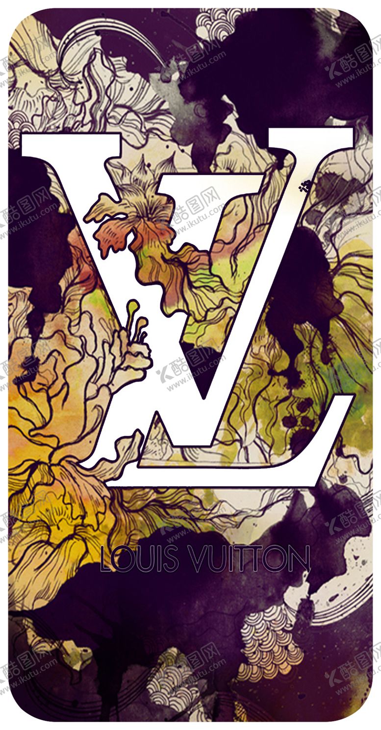 编号：26506610130000327238【酷图网】源文件下载-路易威登手机壳