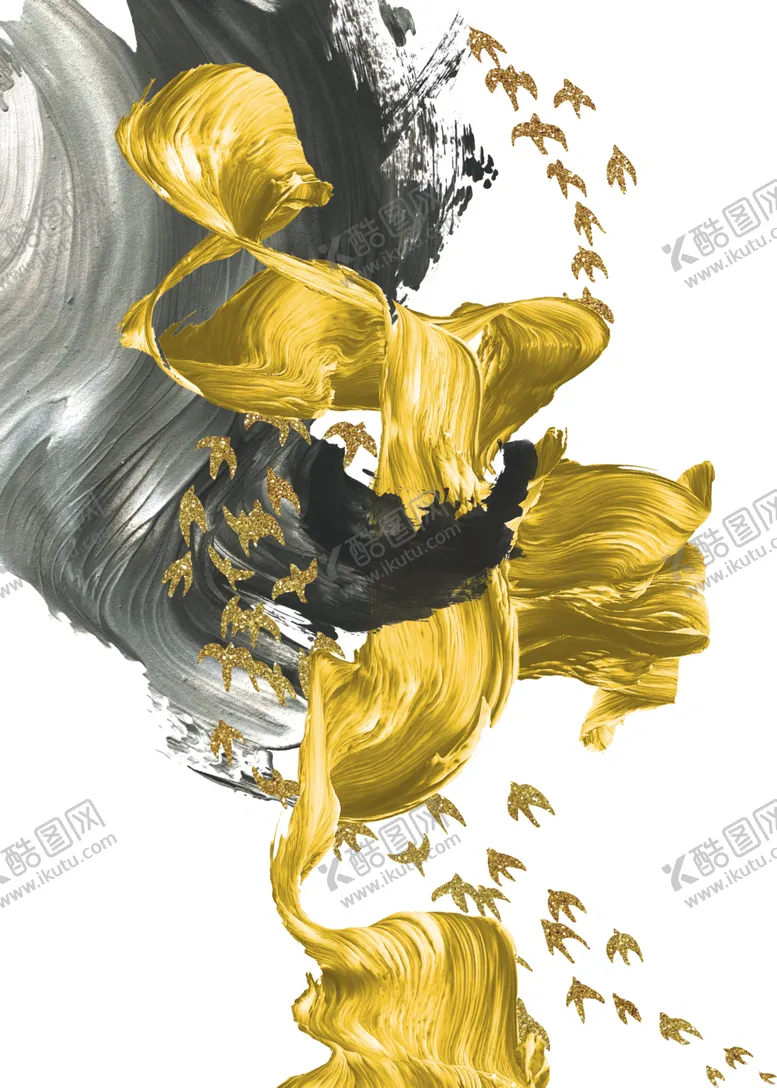 编号：60423304060543266681【酷图网】源文件下载-飘带玄关装饰画