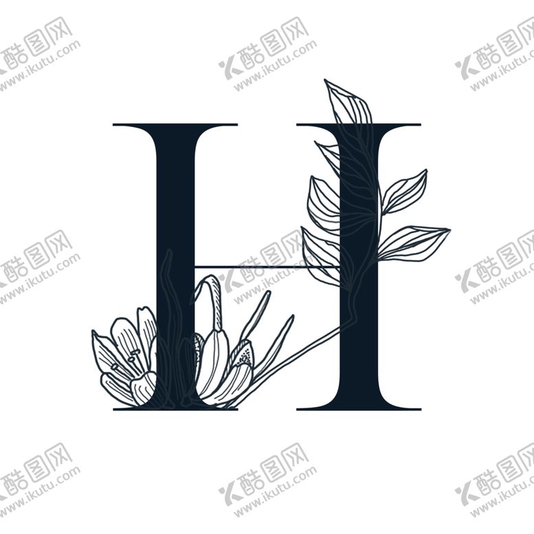 编号：55631710130438397234【酷图网】源文件下载-创意H字母