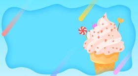 冰淇淋冷饮店广告奶昔甜点海报图片