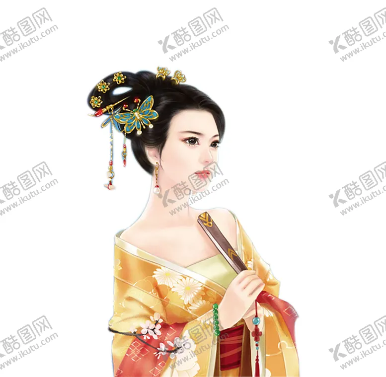 编号：90322802031629006403【酷图网】源文件下载-古装帅哥美女插画图片
