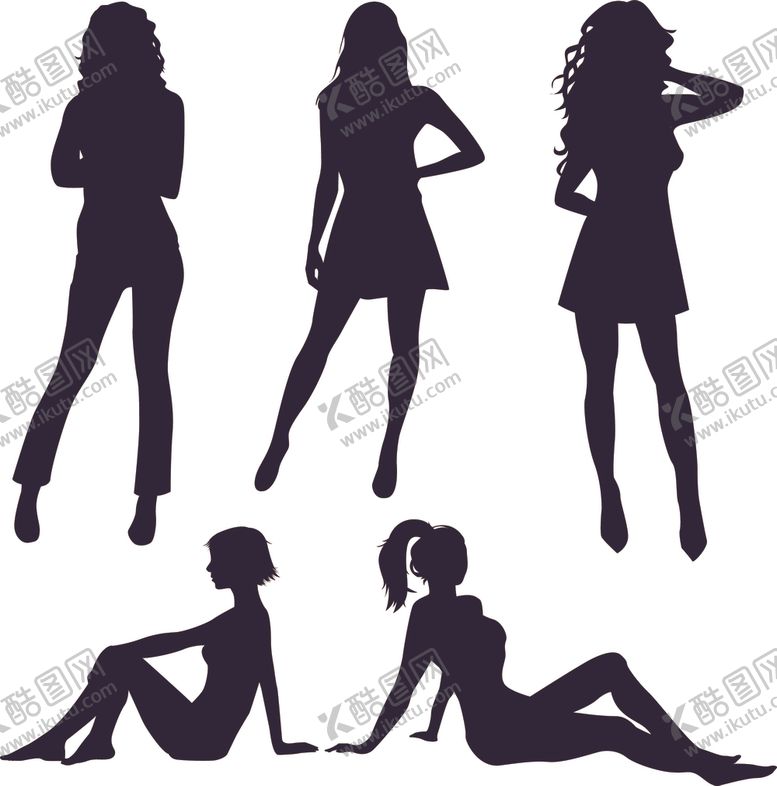 编号：94712406300738444106【酷图网】源文件下载-人物剪影