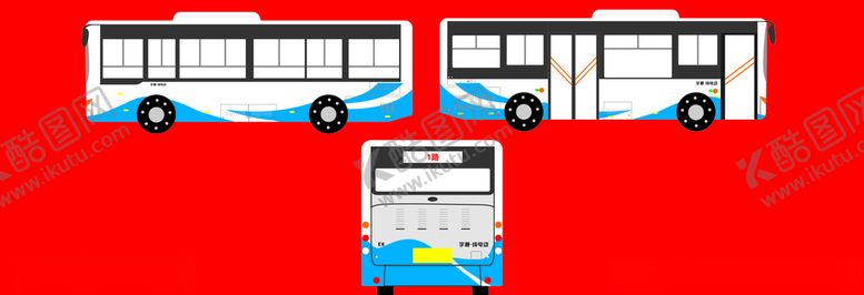 编号：95367009112100043004【酷图网】源文件下载-公交车车模型