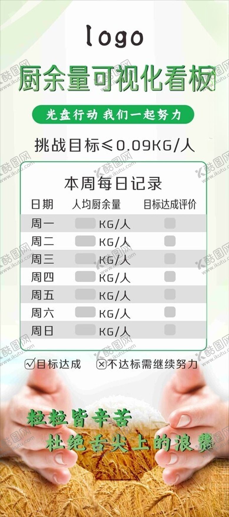 编号：68822602181009154380【酷图网】源文件下载-厨余量可视化板