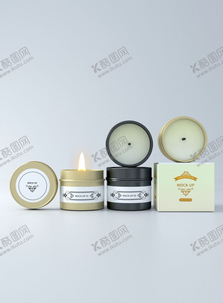 编号：66349809260846151767【酷图网】源文件下载-香薰蜡烛样机