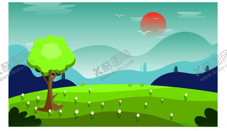 编号：42501709242331244381【酷图网】源文件下载-清新春意插画