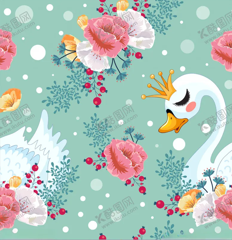 编号：51224909111845463018【酷图网】源文件下载-白色天鹅花卉