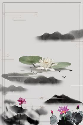 中国风水墨古典装饰画