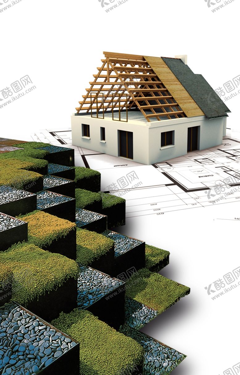 编号：39229310302229399702【酷图网】源文件下载-木屋房顶透视图