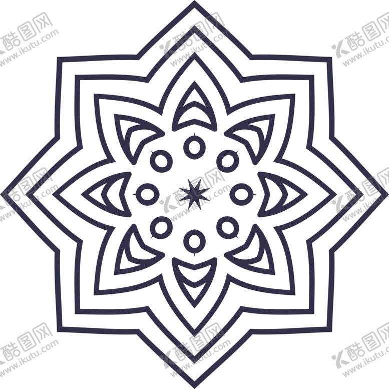 编号：42246305131631281328【酷图网】源文件下载-复古花纹图案