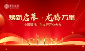 银行开业主画面背景