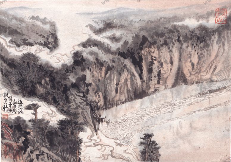编号：50979909120834121264【酷图网】源文件下载-水墨山水国画风景